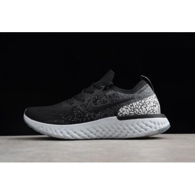 Nike Epic React Flyknit Siyah / Gri Koşu Ayakkabısı Türkiye - 7EZ7QSOP